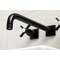 Kingston Brass KS6050ZX Wall Mount Tub Faucet, Matte Black KS6050ZX - alternate 3